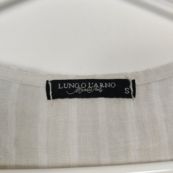 Lungo L'arno Women's Maxi Striped Shirt Dress Size Small Quiet Luxury Old Money - Picture 3 of 11